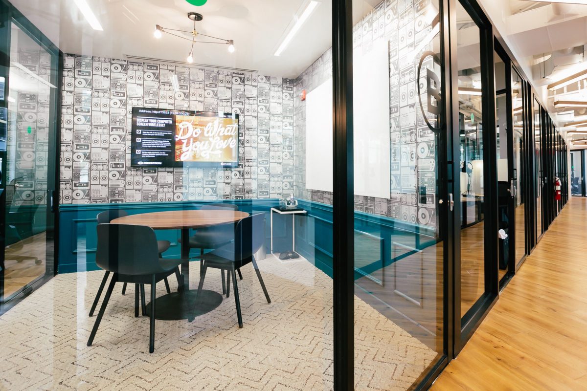 Glass Room Dividers for Co Working Spaces
