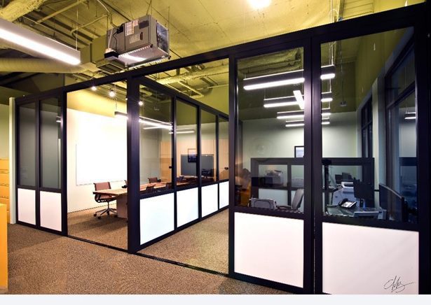 glass wall partition